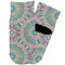 Bohemian Art Toddler Ankle Socks - Single Pair - Front and Back