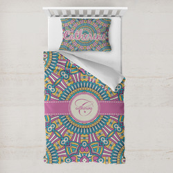Bohemian Art Toddler Bedding w/ Name and Initial