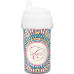 Bohemian Art Toddler Sippy Cup (Personalized)