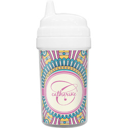 Bohemian Art Toddler Sippy Cup (Personalized)