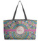 Bohemian Art Beach Totes Bag - w/ Black Handles (Personalized)