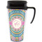 Bohemian Art Acrylic Travel Mug with Handle (Personalized)