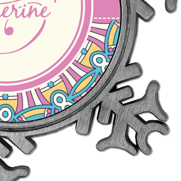 Bohemian Art Vintage Snowflake - Detail