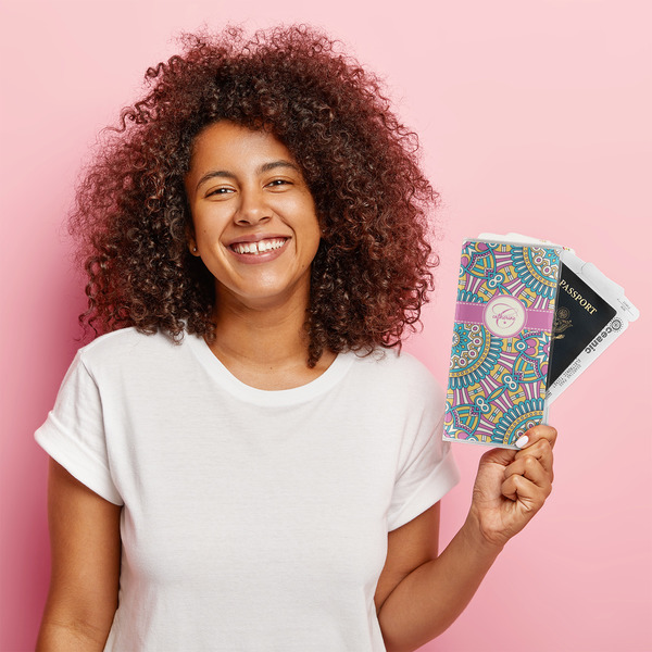 Bohemian Art Vinyl Document Holder - LIFESTYLE