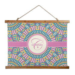 Bohemian Art Wall Hanging Tapestry - Wide (Personalized)
