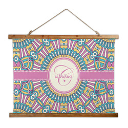 Bohemian Art Wall Hanging Tapestry - Wide (Personalized)