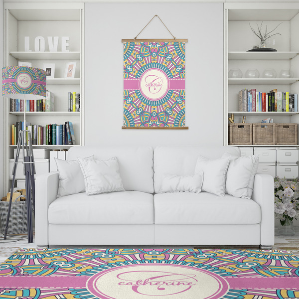 Bohemian Art Wall Hanging Tapestry - Portrait - IN CONTEXT