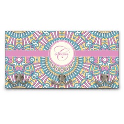 Bohemian Art Wall Mounted Coat Rack (Personalized)