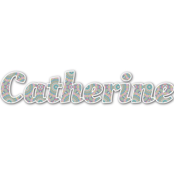 Custom Bohemian Art Name/Text Decal - Small (Personalized)