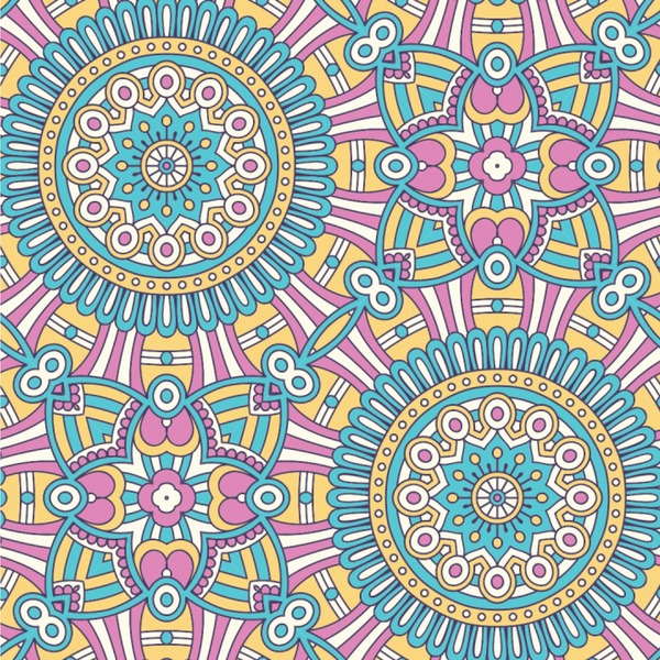 Bohemian Art Wallpaper Square