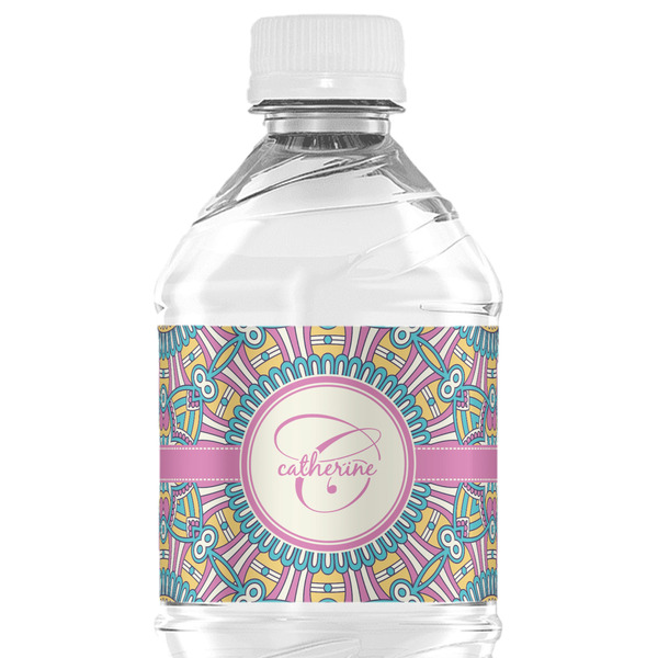 Custom Bohemian Art Water Bottle Labels - Custom Sized (Personalized)