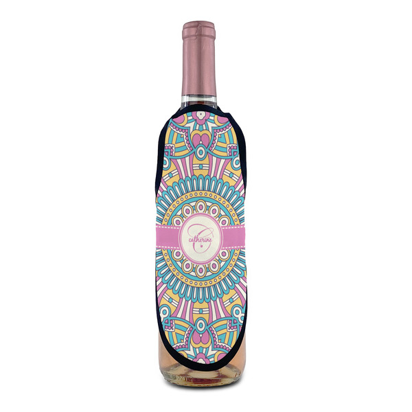 Bohemian Art Wine Bottle Apron - IN CONTEXT