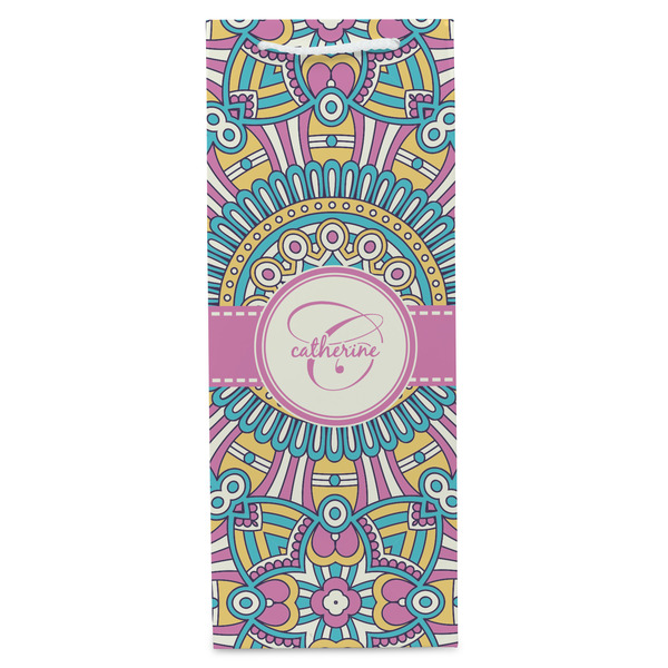 Bohemian Art Wine Gift Bag - Matte - Front