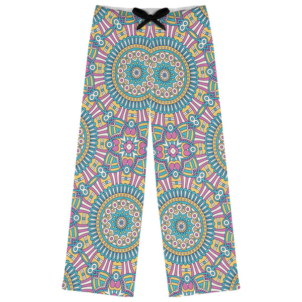 Custom Bohemian Art Womens Pajama Pants - M