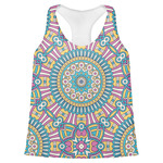 Bohemian Art Womens Racerback Tank Top - Large