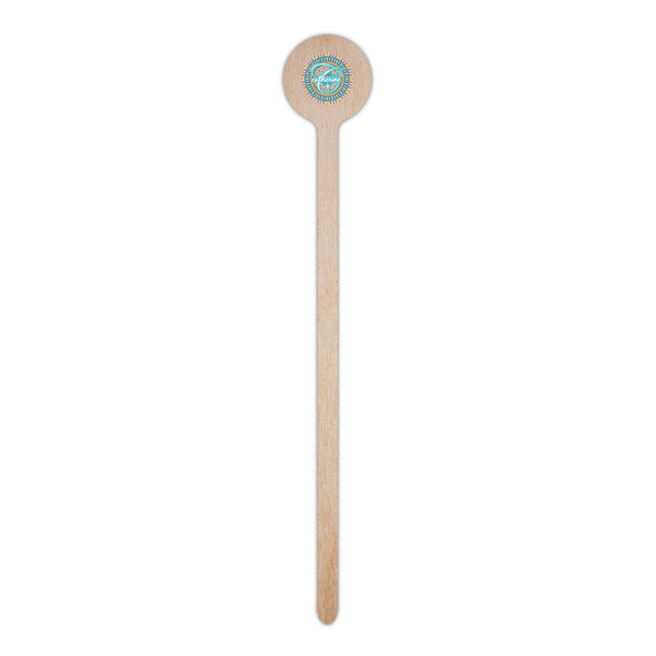 Bohemian Art Wooden 6" Stir Stick - Round - Single Stick