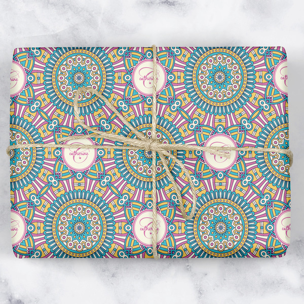 Custom Bohemian Art Wrapping Paper (Personalized)