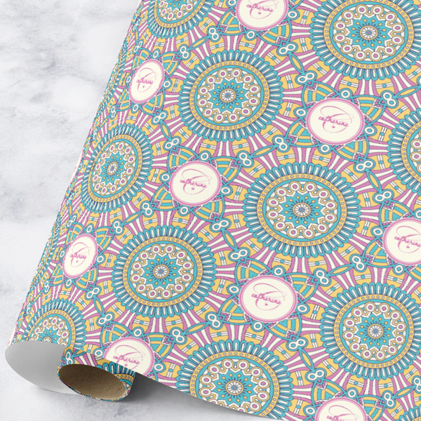 Custom Bohemian Art Wrapping Paper Roll - Large (Personalized)