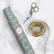 Bohemian Art Wrapping Paper Roll - Matte - In Context