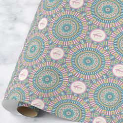 Bohemian Art Wrapping Paper Roll - Large - Matte (Personalized)
