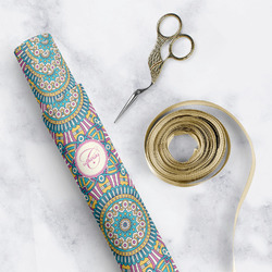 Bohemian Art Wrapping Paper Roll - Small (Personalized)