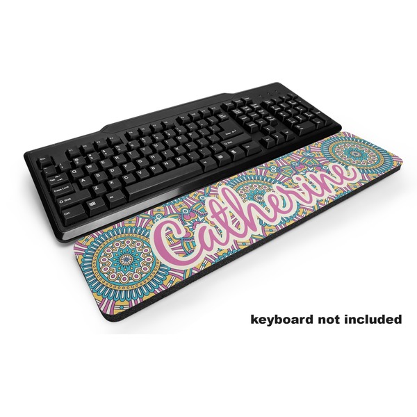 Custom Bohemian Art Keyboard Wrist Rest (Personalized)