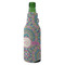 Bohemian Art Zipper Bottle Cooler - ANGLE (bottle)