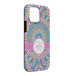 Bohemian Art iPhone Case - Rubber Lined - iPhone 13 Pro Max (Personalized)