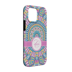Bohemian Art iPhone Case - Rubber Lined - iPhone 13 Pro (Personalized)