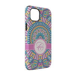 Bohemian Art iPhone Case - Rubber Lined - iPhone 14 Pro (Personalized)