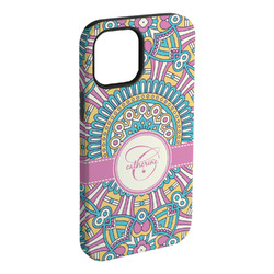 Bohemian Art iPhone Case - Rubber Lined - iPhone 15 Plus (Personalized)