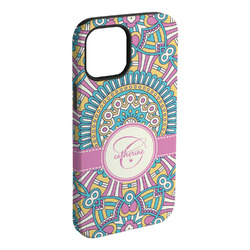 Bohemian Art iPhone Case - Rubber Lined - iPhone 15 Pro Max (Personalized)