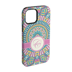 Bohemian Art iPhone Case - Rubber Lined - iPhone 15 Pro (Personalized)