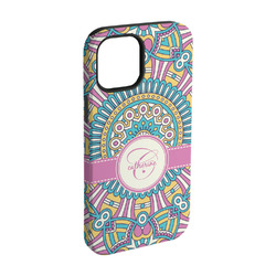 Bohemian Art iPhone Case - Rubber Lined - iPhone 15 (Personalized)