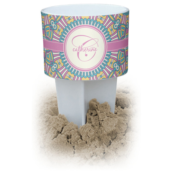Custom Bohemian Art Beach Spiker Drink Holder (Personalized)