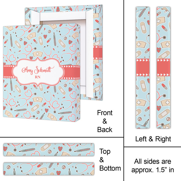 Nurse 11x14 - Canvas Print - Approval