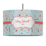 Nurse 12" Drum Pendant Lamp - Fabric (Personalized)