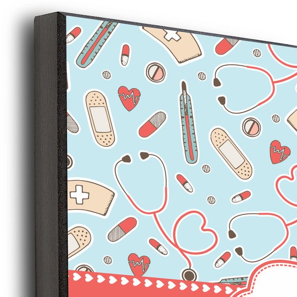 Nurse 12x12 Wood Print - Closeup