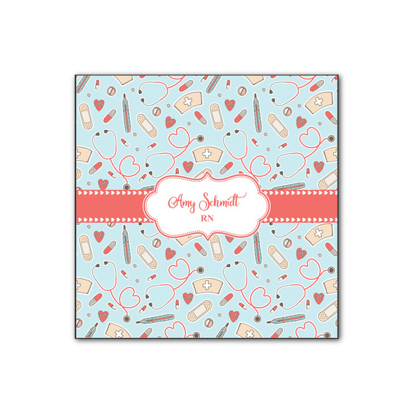 Custom Nurse Wood Print - 12x12 (Personalized)