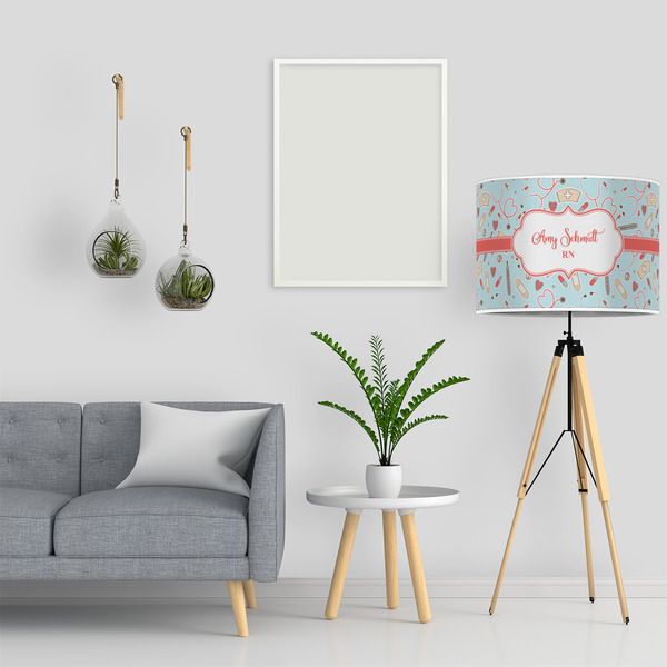 Nurse 16" Drum Lampshade - LIFESTYLE