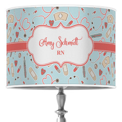 Nurse 16" Drum Lamp Shade - Poly-film (Personalized)