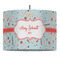 Nurse 16" Drum Pendant Lamp - Fabric (Personalized)