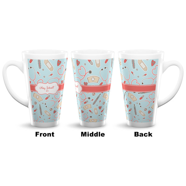 Nurse 16 Oz Latte Mug - Approval