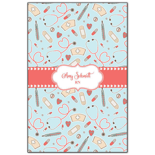 Custom Nurse Wood Print - 20x30 (Personalized)