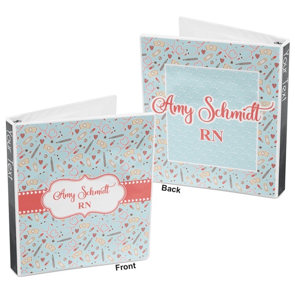Nurse 3-Ring Binder Front and Back