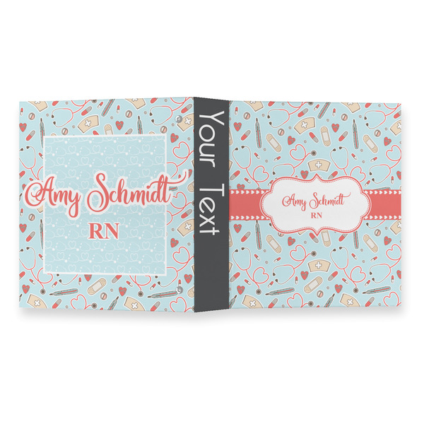 Nurse 3 Ring Binders - Full Wrap - 1" - OPEN OUTSIDE