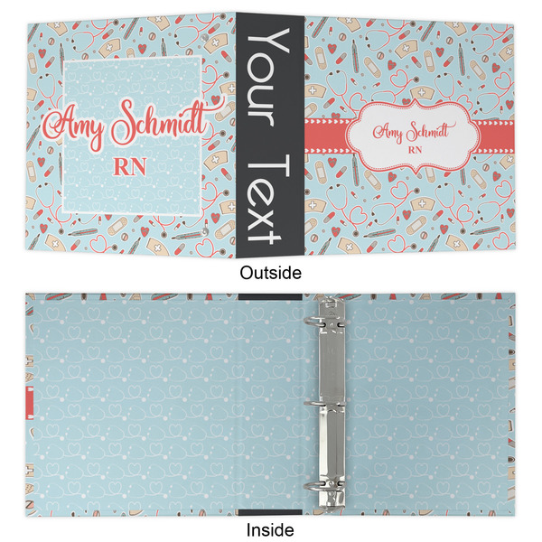 Nurse 3 Ring Binders - Full Wrap - 2" - APPROVAL