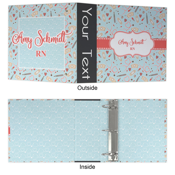 Nurse 3 Ring Binders - Full Wrap - 3" - APPROVAL
