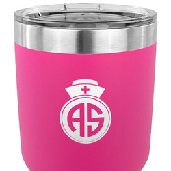 Nurse 30 oz Stainless Steel Tumbler - Pink - Single Sided (Personalized)