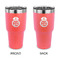 Nurse 30 oz Stainless Steel Tumbler - Coral - Double Sided (Personalized)